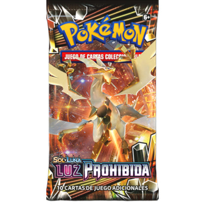 BOOSTER POKEMON LUZ PROHIBIDA - SOBRE EN ESPAÑOL