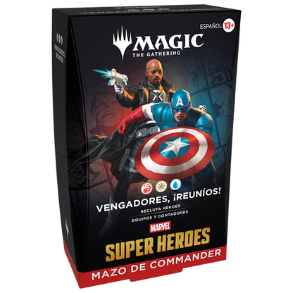 COMMANDER DISPLAY MARVEL SUPER HEROES MAGIC THE GATHERING (ESPAÑOL)