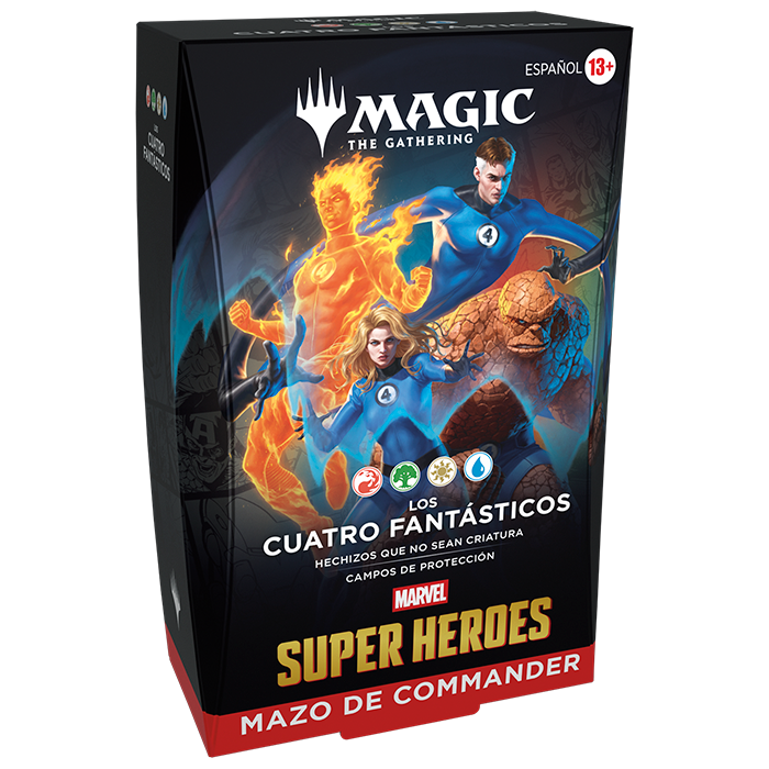 COMMANDER DISPLAY MARVEL SUPER HEROES MAGIC THE GATHERING (ESPAÑOL)