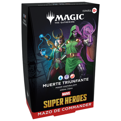 COMMANDER DISPLAY MARVEL SUPER HEROES MAGIC THE GATHERING (ESPAÑOL)