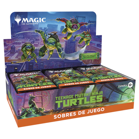 CAJA DE SOBRES TEENAGE MUTANT NINJA TURTLES TMNT MAGIC THE GATHERING (ESPAÑOL)