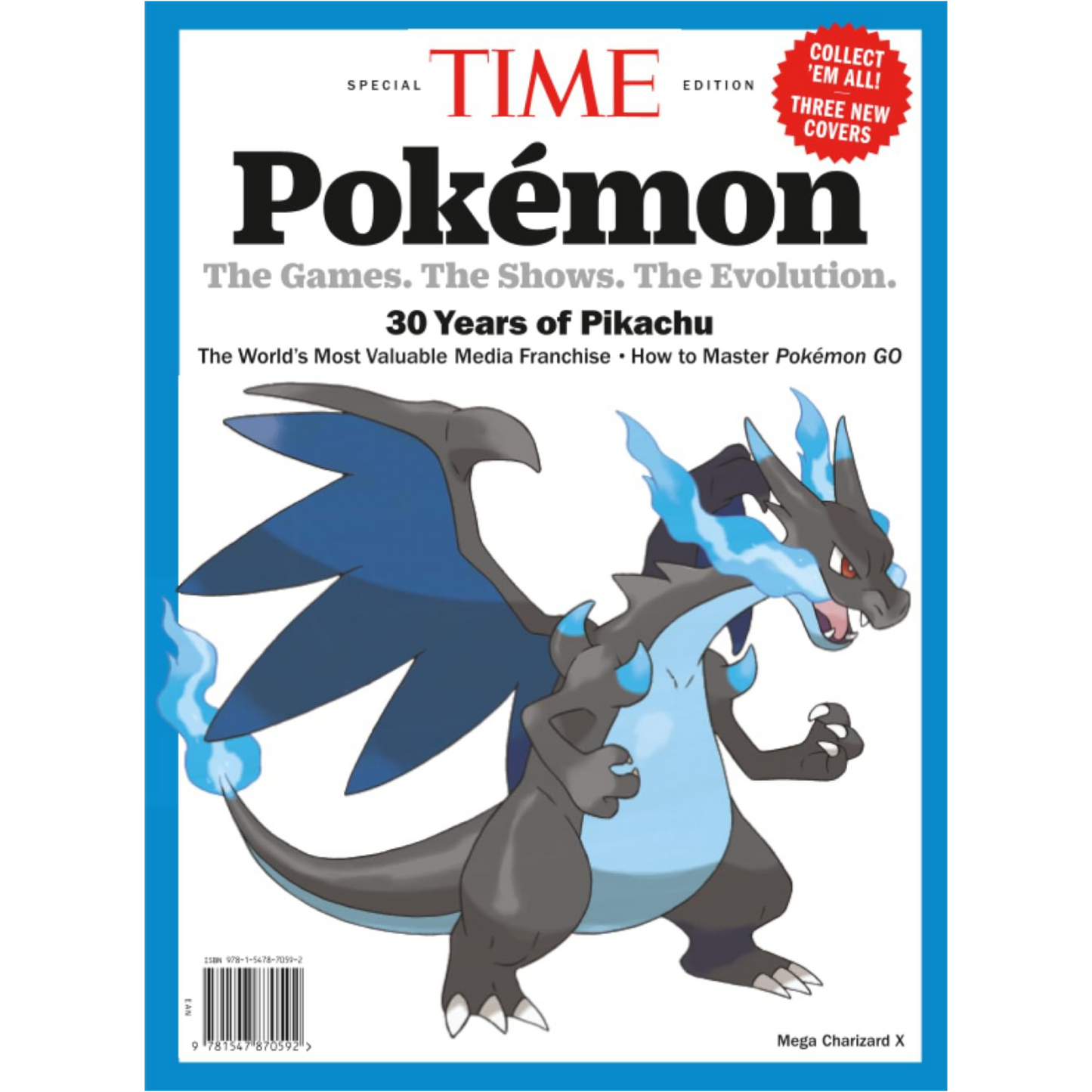 TIME x Pokemon - Mega Charizard Shiny (Tapa blanda)