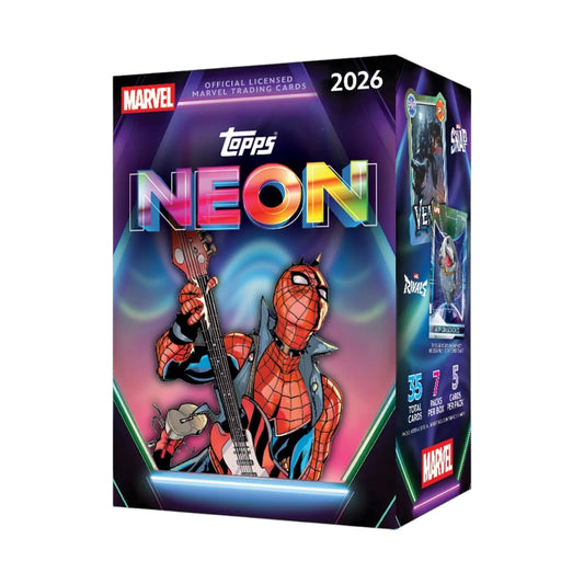 MARVEL COMICS NEON VALUE BOX 2026 TOPPS CHROME