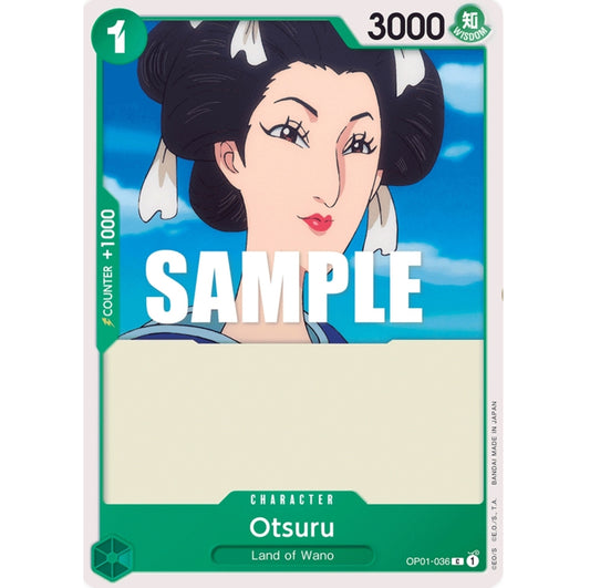 ONE PIECE CARD GAME OP01-036 C OTSURU "ROMANCE DAWN ENGLISH"