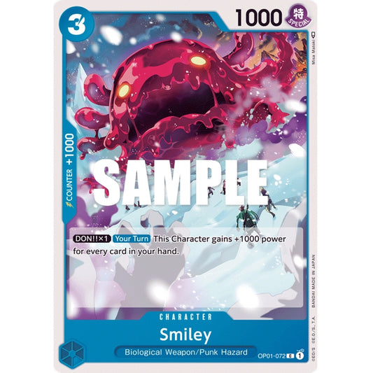 ONE PIECE CARD GAME OP01-072 C SMILEY "ROMANCE DAWN ENGLISH"