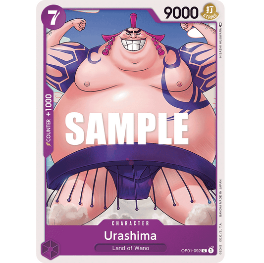ONE PIECE CARD GAME OP01-092 C URASHIMA "ROMANCE DAWN INGLÉS"