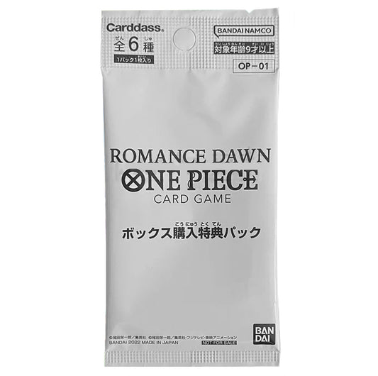 SOBRE ONE PIECE OP01 ROMANCE DAWN (JAPONÉS)
