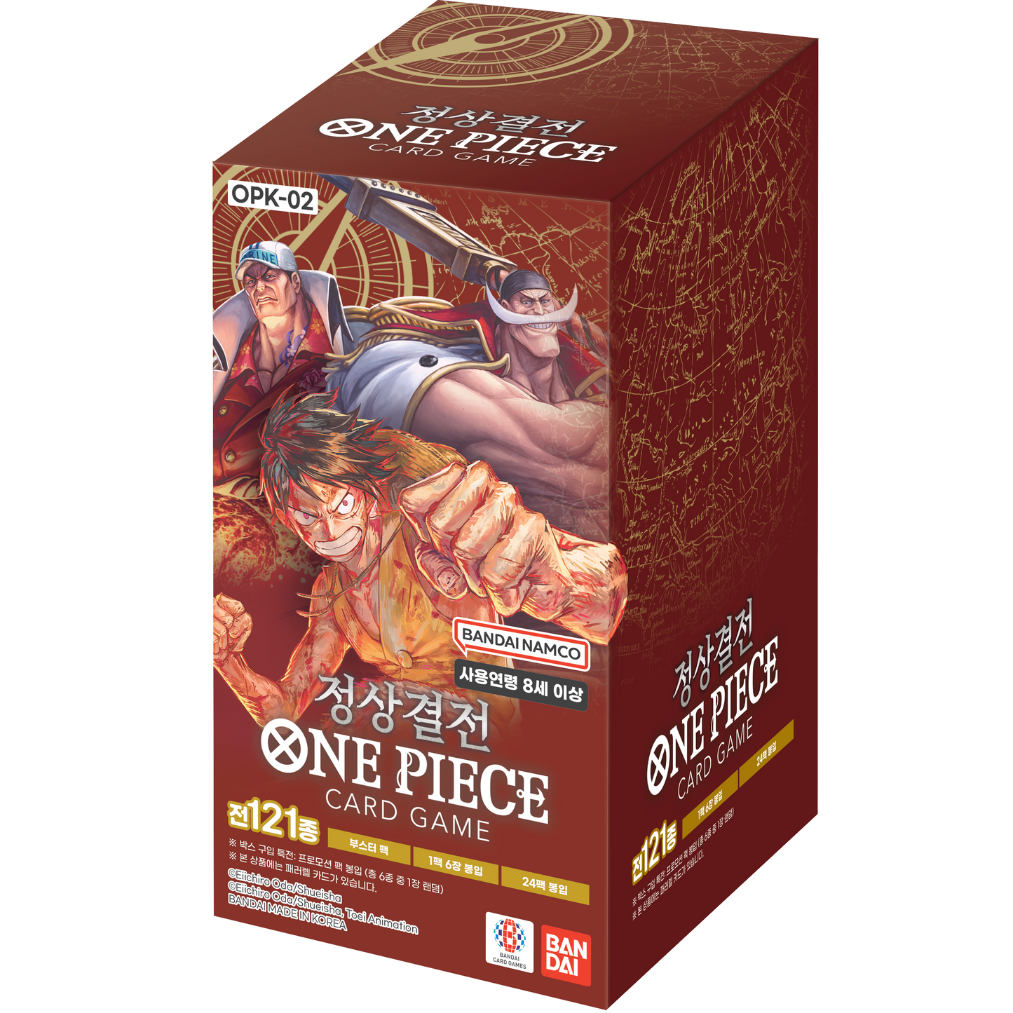 ONE PIECE OPK02 "PARAMOUNT WAR" CAJA COREANO (OPK-02 KR)