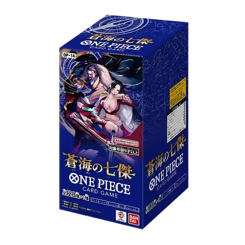 CAJA ONE PIECE OP14 - THE SEVEN WARLORDS OF THE SEA (JAPONÉS)