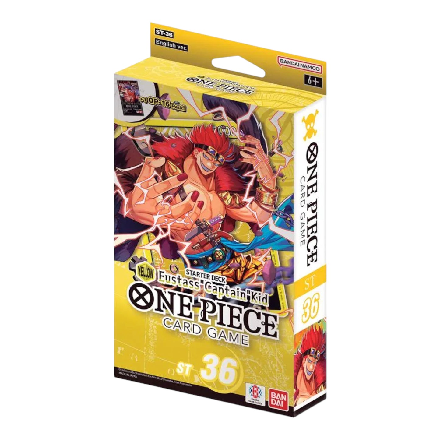 ONE PIECE STARTER DECK EUSTASS CAPTAIN KID ST-36 (INGLÉS)