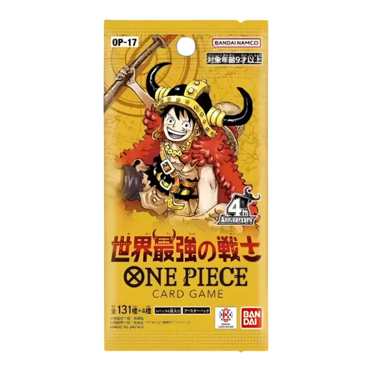 BOOSTER ONE PIECE OP17 - THE WORLD'S STRONGEST WARRIOS OP-17 (JAPONÉS)