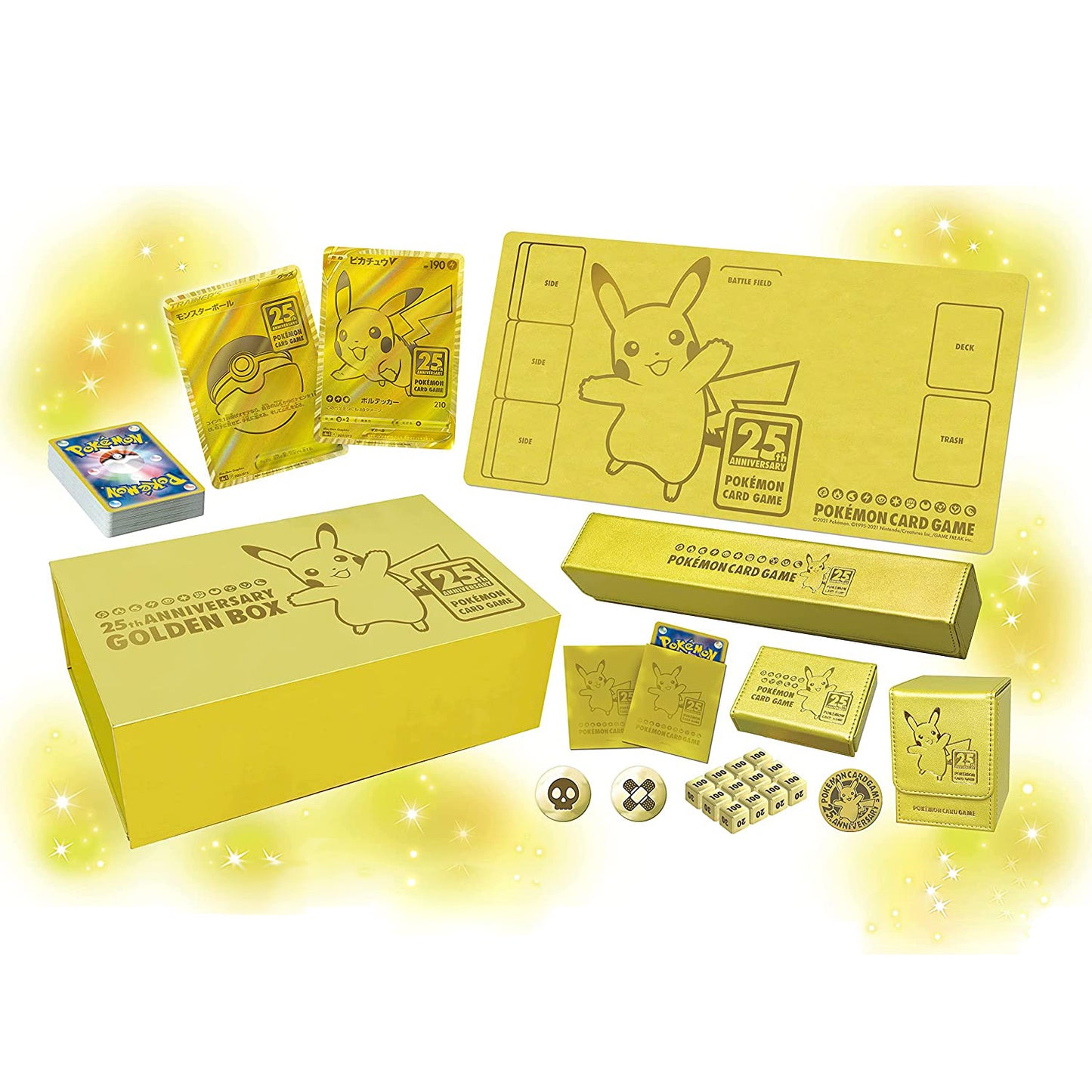 CAJA POKEMON GOLDEN BOX 25TH ANNIVERSARY JAPONÉS
