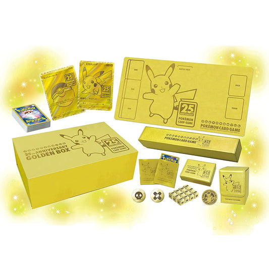 CAJA POKEMON GOLDEN BOX 25TH ANNIVERSARY JAPONÉS