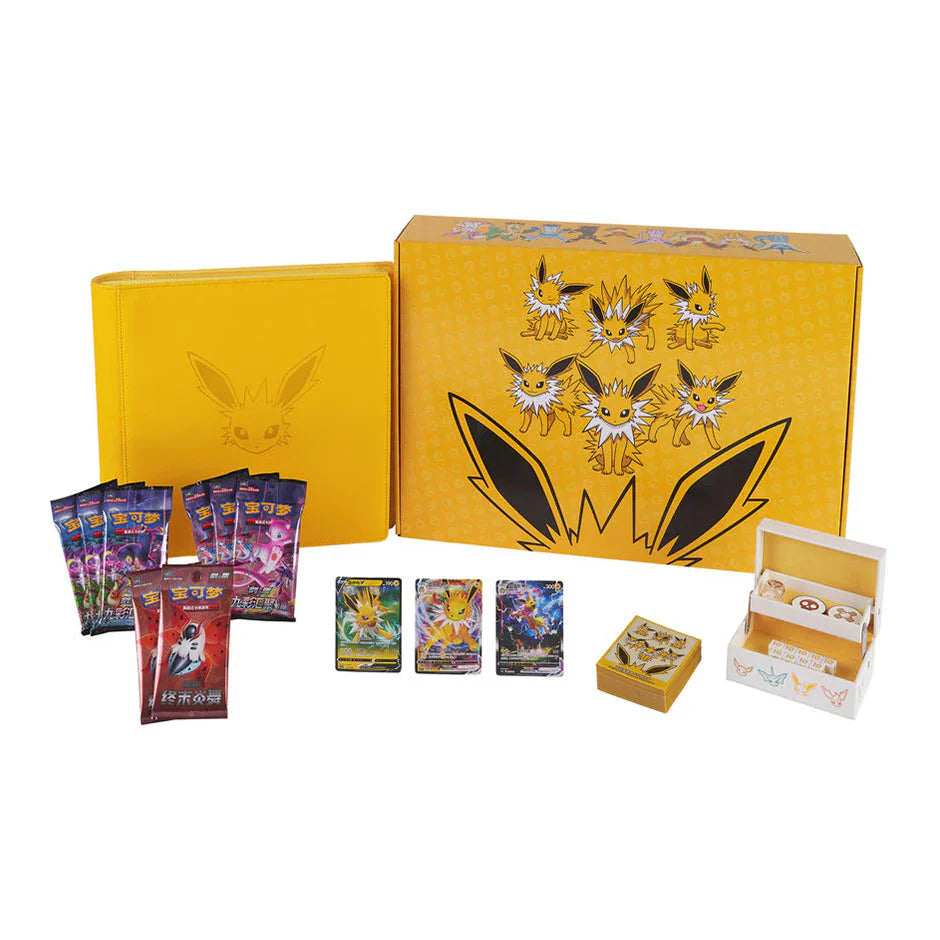 POKEMON EEVEE EVOLUTION JOLTEON PREMIUM GIFT BOX EEVEELUTION CAJA CHINO