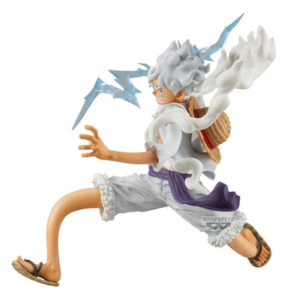 FIGURA ONE PIECE MONKEY D. LUFFY GEAR 5 RAYO GRANDISTA BANPRESTO