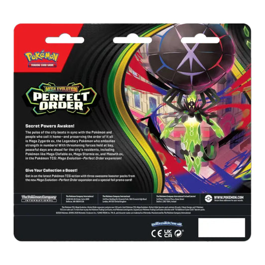 BLISTER 3 SOBRES POKEMON TCG PERFECT ORDER (INGLÉS)