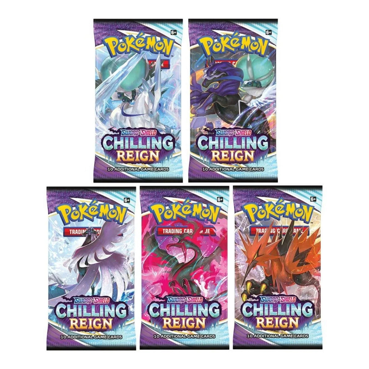 BOOSTER POKEMON CHILLING REIGN - SOBRE INGLÉS