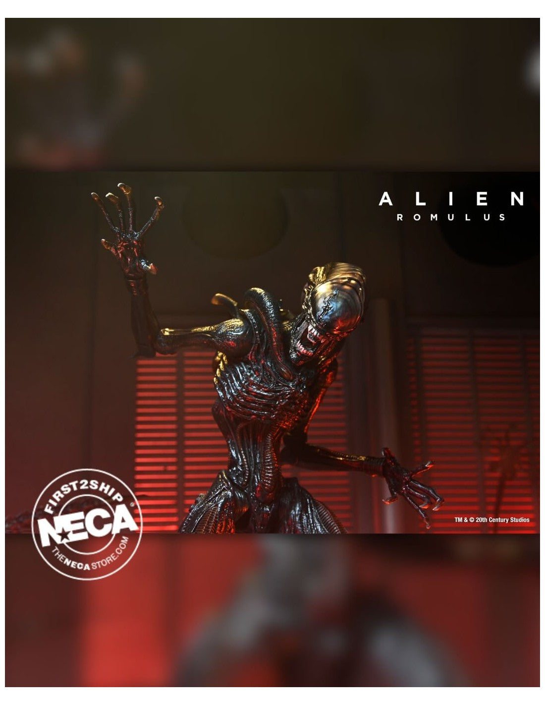 NECA ALIEN ULTIMATE SCORCHED XENOMORPH ROMULUS ACTION FIGURE