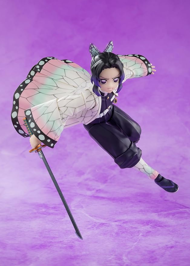 FIGURA SHINOBU KOCHO DEMON SLAYER - KIMETSU NO YAIBA - S.H. FIGUARTS BANDAI TAMASHII NATIONS