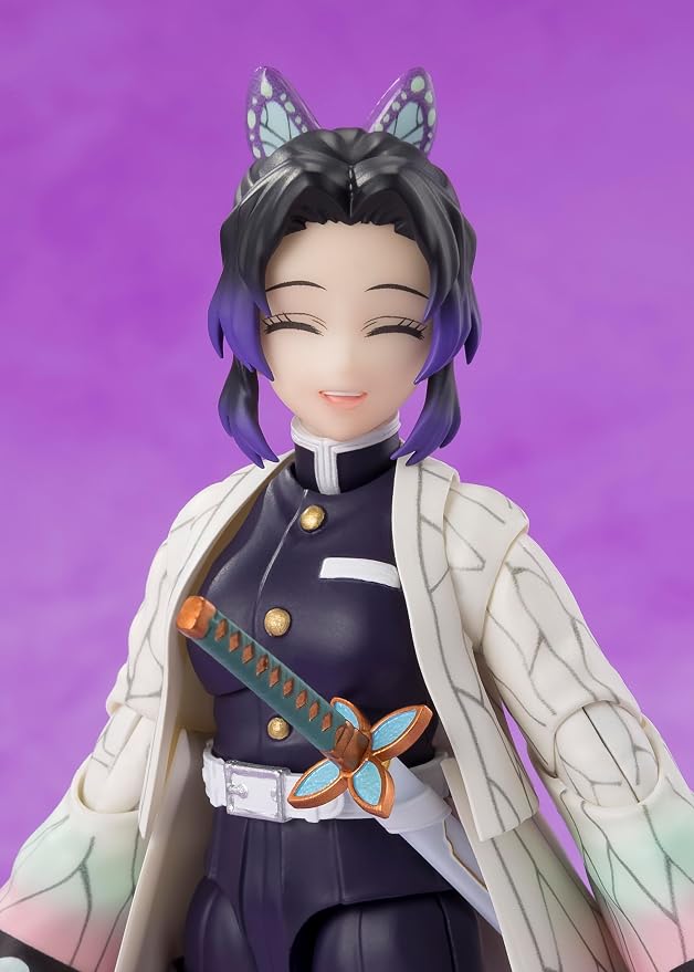 FIGURA SHINOBU KOCHO DEMON SLAYER - KIMETSU NO YAIBA - S.H. FIGUARTS BANDAI TAMASHII NATIONS