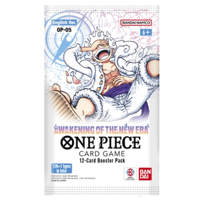 BOOSTER ONE PIECE TCG CARD GAME OP05 "AWAKENING OF THE NEW ERA" ENVELO SUNNY COLLECTIBLES S.L BOOSTER ONE PIECE TCG CARD GAME OP05 "AWAKENING OF THE NEW ERA" ENVELO SUNNY COLLECTIBLES S.L