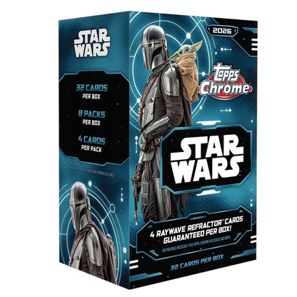 STAR WARS VALUE BOX 2026 TOPP CHROME