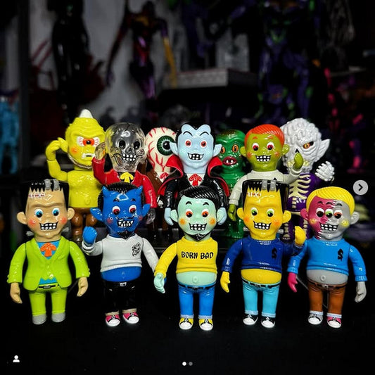 BLIND BOX SOFUBI FIGURE HEADLOCK KNUCKLES KUSTOM MONSTER WORLD SERIES 2