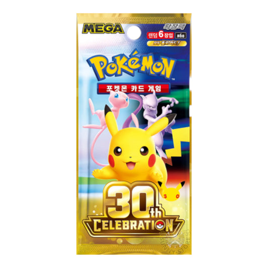 BOOSTER POKEMON 30TH CELEBRATION M6A - SOBRE COREANO