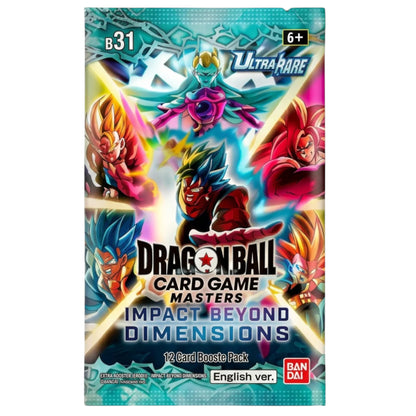DRAGON BALL TCG BOX BT31 IMPACT BEYOND DIMENSIONS B31 CAJA 24 SOBRES (INGLÉS)