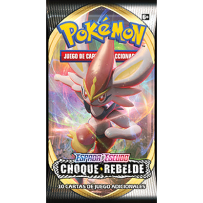 SOBRE POKEMON CHOQUE REBELDE - ESPADA Y ESCUDO (ESPAÑOL)