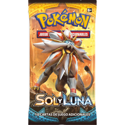 BOOSTER POKEMON SOL Y LUNA - SOBRE EN ESPAÑOL