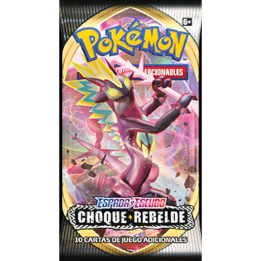SOBRE POKEMON CHOQUE REBELDE - ESPADA Y ESCUDO (ESPAÑOL)