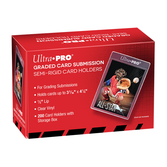 ULTRA PRO - 200 SEMI RIGID CARD HOLDERS (GRADED CARD SUBMISSION)