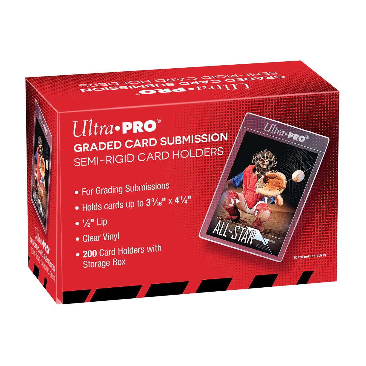 ULTRA PRO - 200 SEMI RIGID CARD HOLDERS (GRADED CARD SUBMISSION)