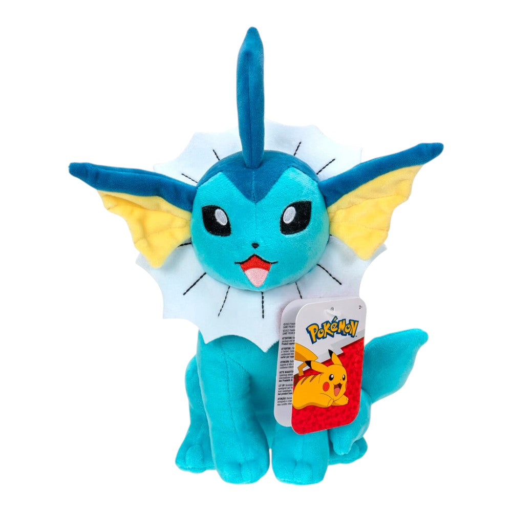 PELUCHE VAPOREON POKEMON OFICIAL JAZWARES 20 CM