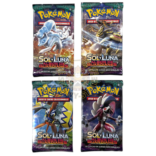BOOSTER POKEMON SOL Y LUNA ALBOR DE GUARDIANES - SOBRE EN ESPAÑOL