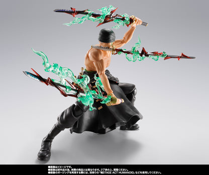 FIGURA RORONOA ZORO THE KING OF HELL S.H. FIGUARTS - BANDAI TAMASHII NATIONS