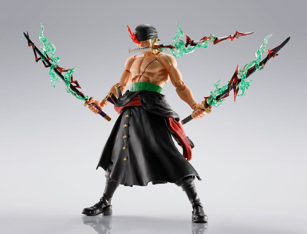 FIGURA RORONOA ZORO THE KING OF HELL S.H. FIGUARTS - BANDAI TAMASHII NATIONS