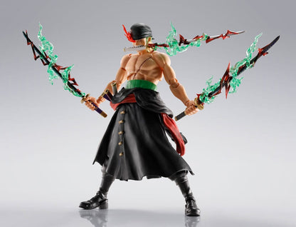 FIGURA RORONOA ZORO THE KING OF HELL S.H. FIGUARTS - BANDAI TAMASHII NATIONS