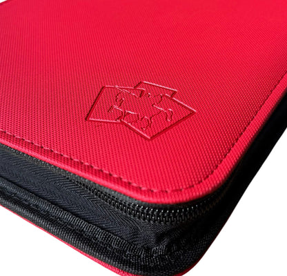 ÁLBUM 160 CARTAS TCG - 4 POCKET ROJO