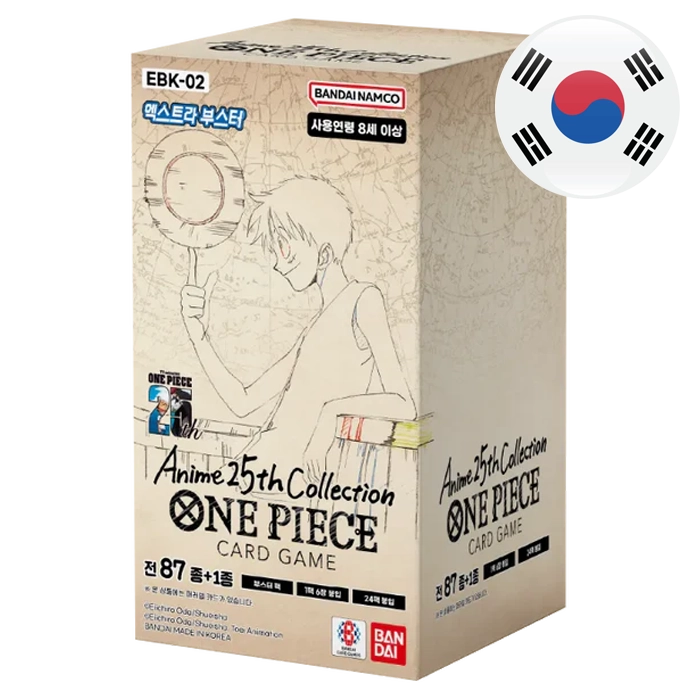 ONE PIECE EBK-02 "ANIME 25TH COLLECTION" CAJA COREANO (EBK02 KR)