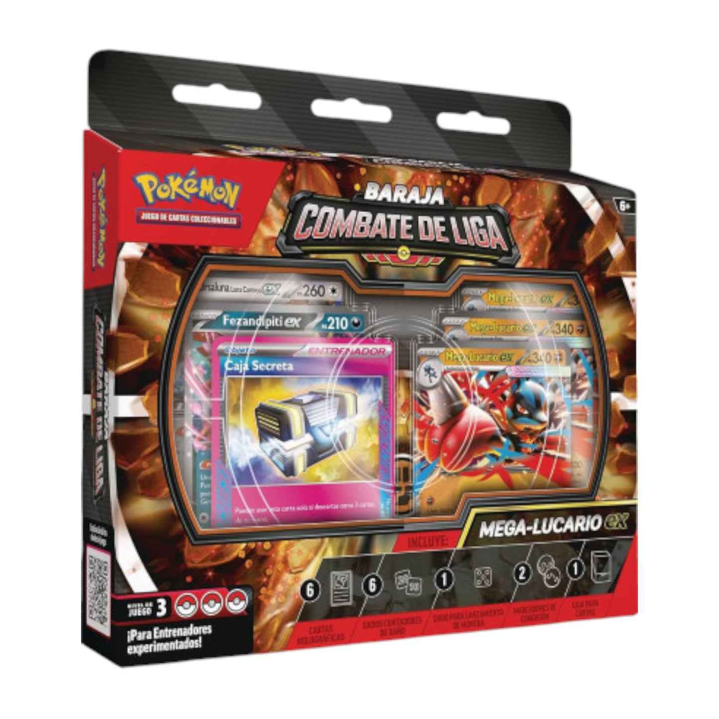 BARAJA COMBATE DE LIGA MEGA-LUCARIO EX POKEMON TCG (ESPAÑOL)