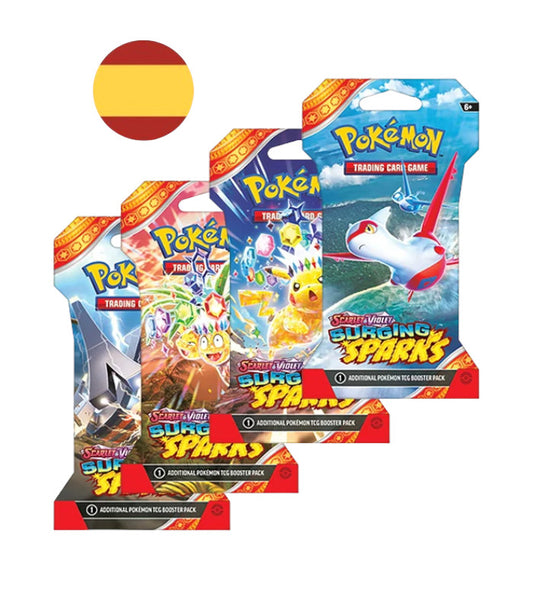 SOBRE EN BLISTER CHISPAS FULGURANTES SV8 (ESPAÑOL)