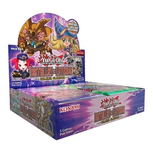 CAJA BATALLAS DE LEYENDA GALERÍA GLORIOSA 1ª EDICIÓN YU-GI-OH! (ESPAÑOL)
