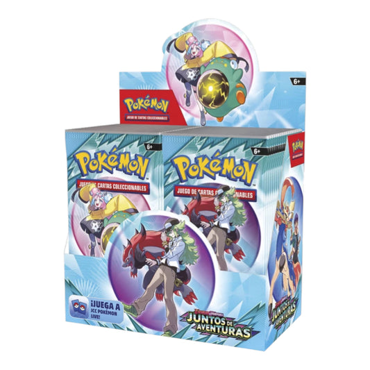 CAJA POKEMON SV9 JUNTOS DE AVENTURAS (36 SOBRES)