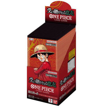 CAJA ONE PIECE OP13 - CARRYING ON HIS WILL (JAPONÉS)