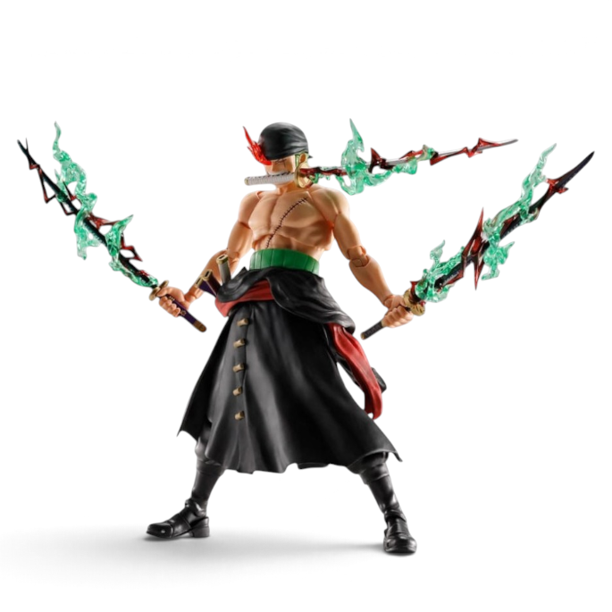 FIGURA RORONOA ZORO THE KING OF HELL S.H. FIGUARTS - BANDAI TAMASHII NATIONS