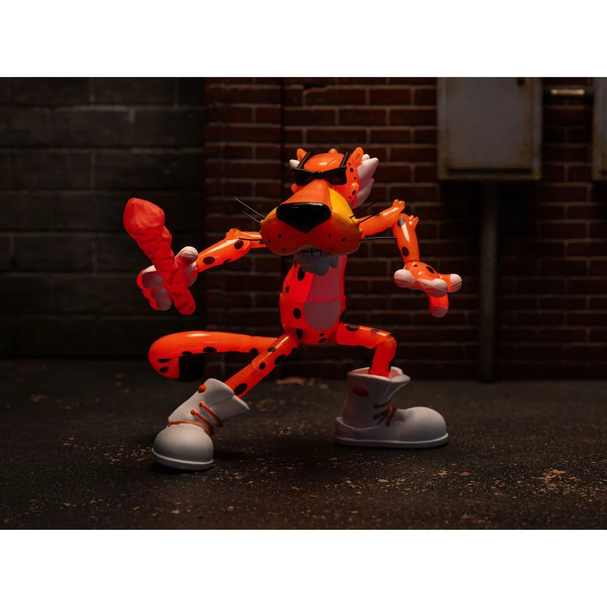 JADA 5" CHESTER CHEETAH CHEETOS CRUNCHY FLAMIN' HOT GLOW IN THE DARK - ACTION FIGURE