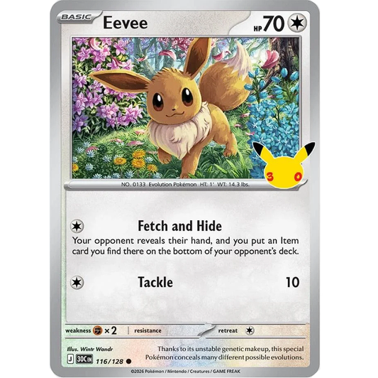 BLISTER 2 SOBRES 30TH CELEBRACIONES POKEMON (ESPAÑOL)