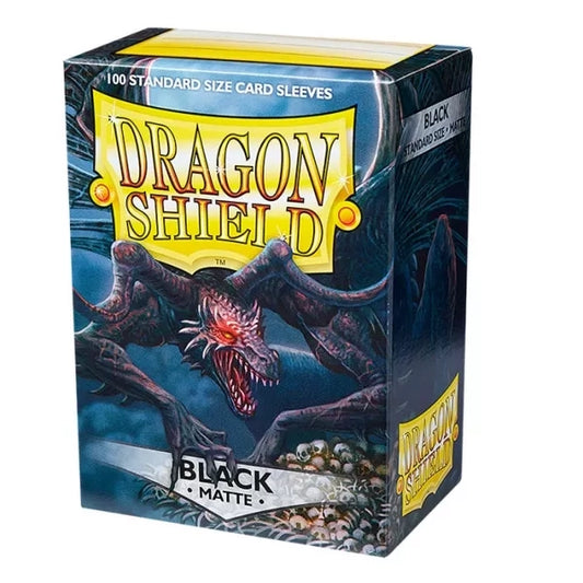 DRAGON SHIELD BLACK MATE (100 fundas)